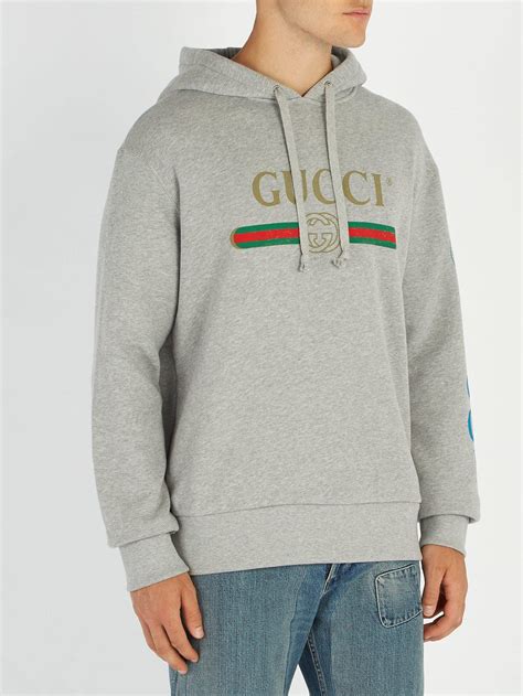 gucci grey hoodie dragon|Gucci hoodie original price.